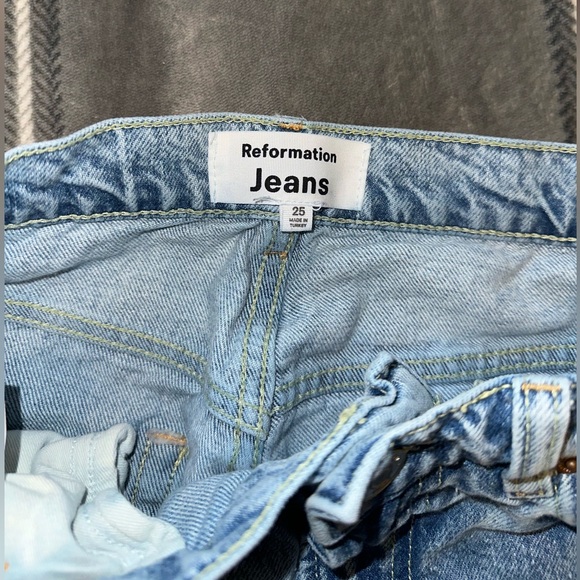 Reformation Val 90s Mid Rise Straight Jeans - Picture 9 of 14